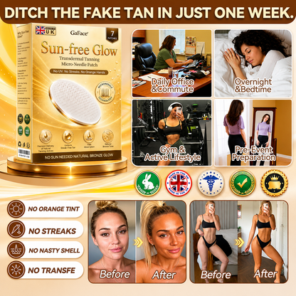 𝑮𝐚𝒇𝐚𝐜𝐞®👩‍⚕️🎉 Sunless Natural Glow Transdermal Tanning Micro-Needle Patch