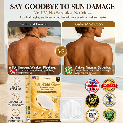 𝑮𝐚𝒇𝐚𝐜𝐞®👩‍⚕️🎉 Sunless Natural Glow Transdermal Tanning Micro-Needle Patch