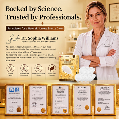 𝑮𝐚𝒇𝐚𝐜𝐞®👩‍⚕️🎉 Sunless Natural Glow Transdermal Tanning Micro-Needle Patch