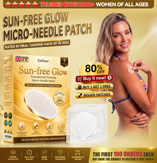 𝑮𝐚𝒇𝐚𝐜𝐞®👩‍⚕️🎉 Sunless Natural Glow Transdermal Tanning Micro-Needle Patch
