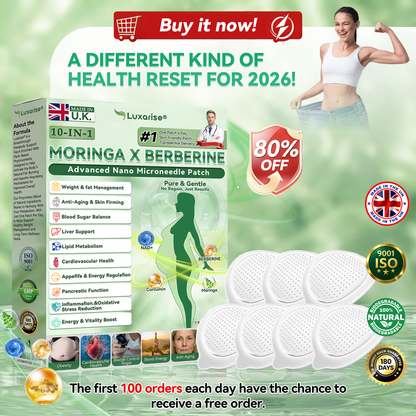 📢𝑶𝒇𝒇𝒊𝒄𝒊𝒂𝒍 𝑺𝒕𝒐𝒓𝒆 |🎉𝑳𝒖𝒙𝒂𝒓𝒊𝒔𝒆® 𝑴𝒐𝒓𝒊𝒏𝒈𝒂 & 𝑩𝒆𝒓𝒃𝒆𝒓𝒊𝒏𝒆 10-𝑰𝑵-1 𝑨𝒅𝒗𝒂𝒏𝒄𝒆𝒅 𝑵𝒂𝒏𝒐 𝑴𝒊𝒄𝒓𝒐𝒏𝒆𝒆𝒅𝒍𝒆 𝑷𝒂𝒕𝒄𝒉 (𝐎𝐧𝐜𝐞 𝐃𝐚𝐢𝐥𝐲, 𝐯𝐢𝐬𝐢𝐛𝐥𝐞 𝐜𝐡𝐚𝐧𝐠𝐞𝐬 𝐢𝐧 𝟕 𝐝𝐚𝐲𝐬）✅ 𝐎𝐛𝐞𝐬𝐢𝐭𝐲, 𝐃𝐢𝐚𝐛𝐞𝐭𝐞𝐬, 𝐒𝐥𝐞𝐞𝐩 𝐀𝐩𝐧𝐞𝐚, 𝐀𝐧𝐝 𝐉𝐨𝐢𝐧𝐭 𝐈𝐬𝐬𝐮𝐞𝐬👩‍⚕️