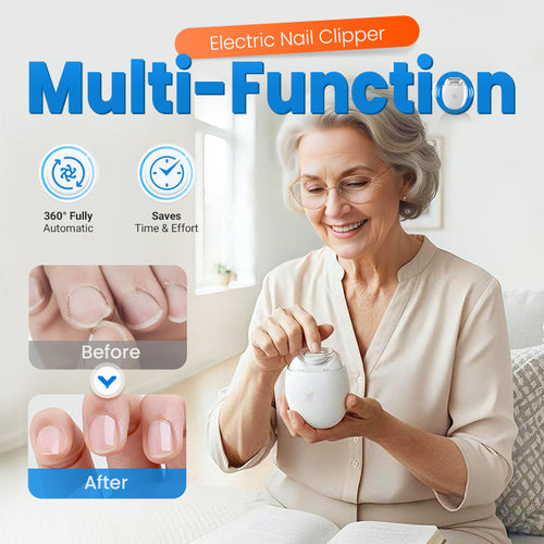 ✨New Year Special: 50% Off ✨ Multifunction Automatic Nail Trimmer – 6 Speed Levels, Safe and Gentle for Easy Nail Care 💅