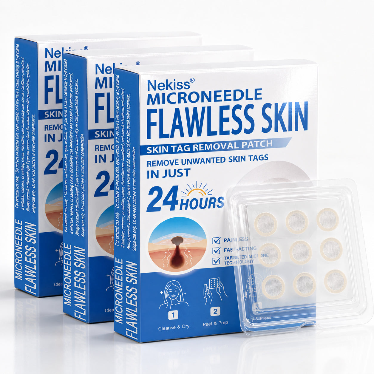 👩‍⚕️🎁 𝐎𝐟𝐟𝐢𝐜𝐢𝐚𝐥 𝐒𝐭𝐨𝐫𝐞 | 𝑵𝐞𝒌𝐢𝐬𝐬® 🌿 𝐁𝐨𝐭𝐚𝐧𝐢𝐜𝐚𝐥 𝐌𝐢𝐜𝐫𝐨𝐧𝐞𝐞𝐝𝐥𝐞 𝐇𝐲𝐝𝐫𝐨𝐜𝐨𝐥𝐥𝐨𝐢𝐝 𝐏𝐚𝐭𝐜𝐡 (𝐅𝐨𝐫 𝐒𝐤𝐢𝐧 𝐓𝐚𝐠𝐬, 𝐒𝐦𝐚𝐥𝐥 𝐒𝐤𝐢𝐧 𝐆𝐫𝐨𝐰𝐭𝐡𝐬, 𝐖𝐚𝐫𝐭𝐬, 𝐌𝐨𝐥𝐞𝐬, 𝐀𝐠𝐞 𝐒𝐩𝐨𝐭𝐬 & 𝐏𝐢𝐠𝐦𝐞𝐧𝐭𝐚𝐭𝐢𝐨𝐧 𝐂𝐨𝐧𝐜𝐞𝐫𝐧𝐬)